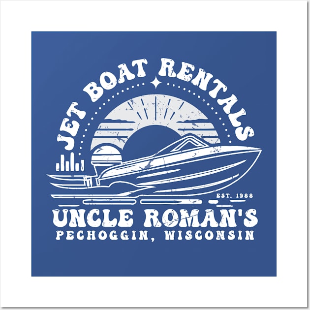 Uncle Roman's Jet Boat Rental Wall Art by Trendsdk